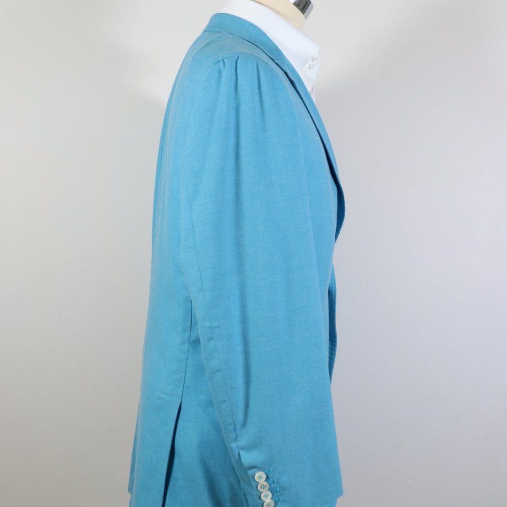 Isaia Sport Jacket 42R (40R)/52 Cotton/Wool. Extra Slim Fit. Made in Italy. - Picture 3 of 10